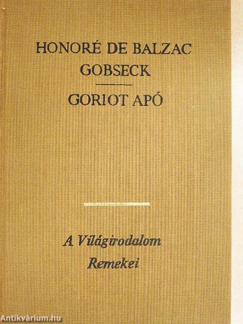 Gobseck/Goriot apó