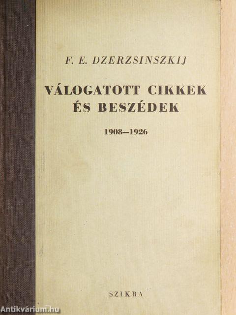 Válogatott cikkek és beszédek