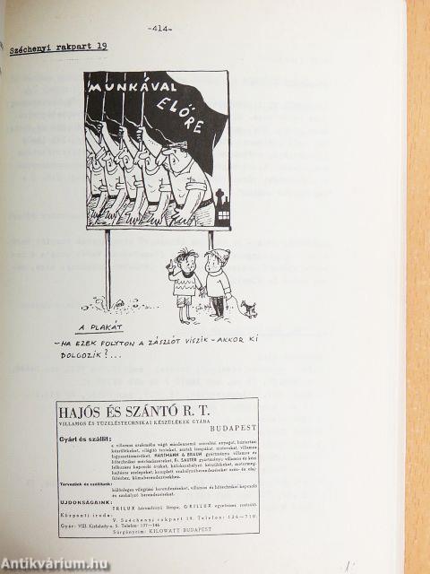 Adalékok a Lipótváros történetéhez II.