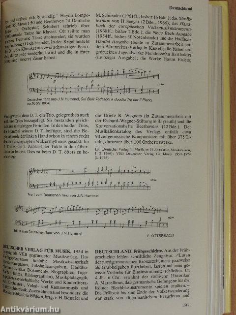 Das Grosse Lexikon der Musik 1-10.