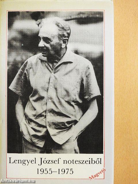 Lengyel József noteszeiből