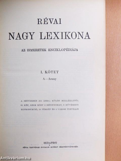 Révai nagy lexikona 1-21.