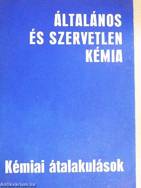 Általános és szervetlen kémia