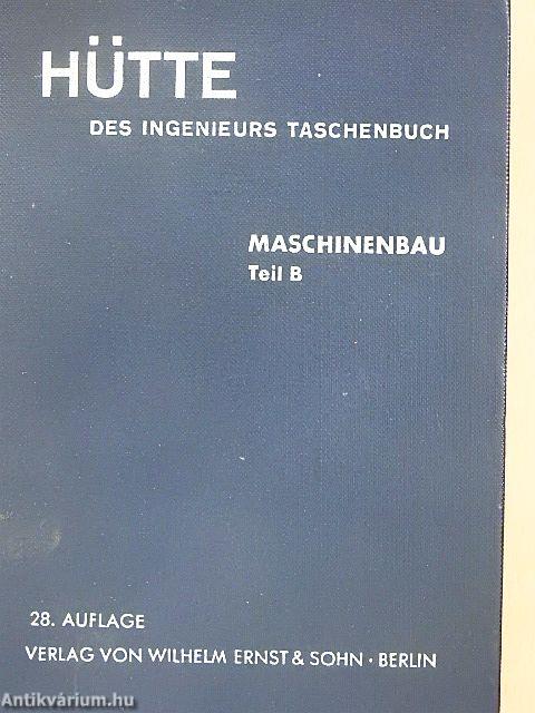 Hütte - Des Ingenieurs Taschenbuch II B (töredék)