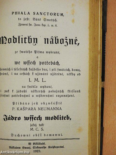 Pisné duchowni, staré i nowé/Modlitby nábozné/Pridawek pronikawych nowych i nekterych starych Pisni (gótbetűs)