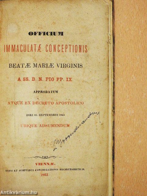 Officium Immaculatae Conceptionis
