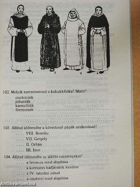 Egyháztörténeti feladatgyűjtemény