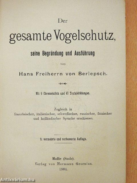 Der gesamte Vogelschutz