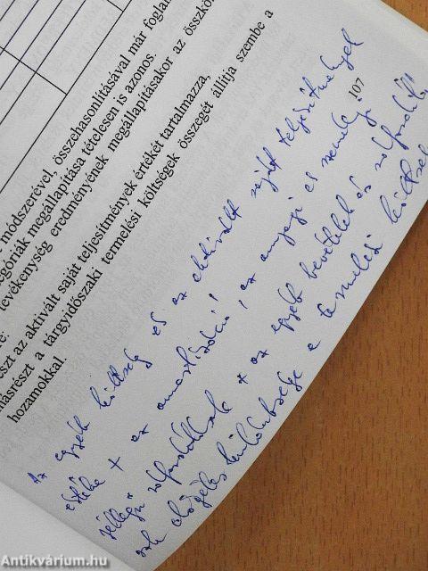 A vállalkozások tevékenységének komplex elemzése