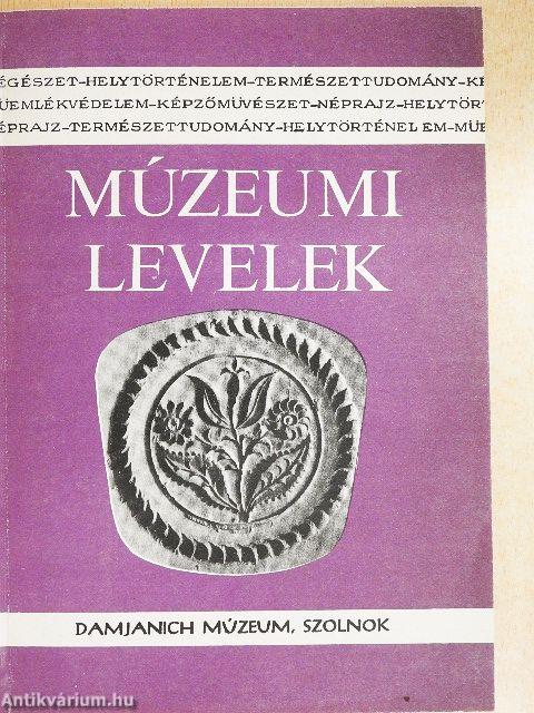 Múzeumi levelek 59-60.