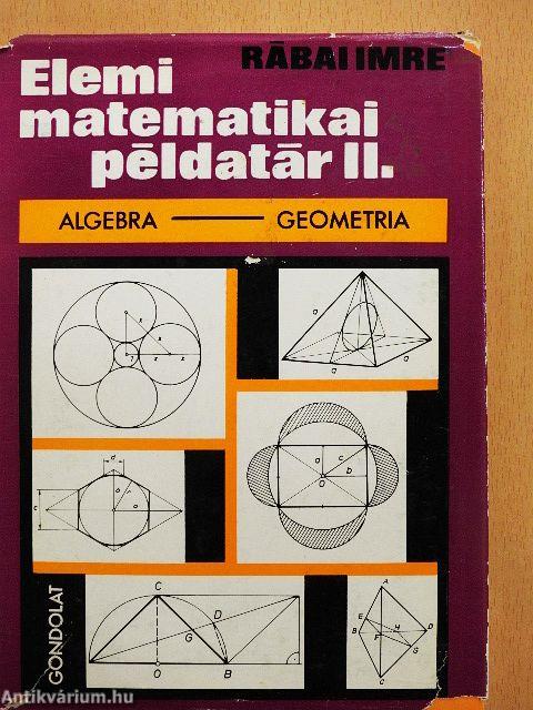 Elemi matematikai példatár II.
