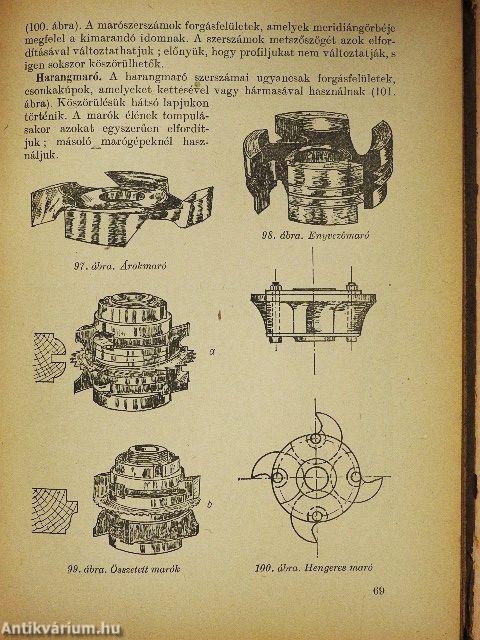 Famegmunkáló szerszámok és gépek