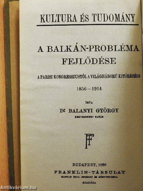 A Balkán-probléma fejlődése