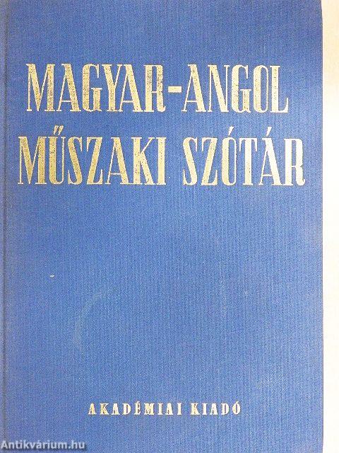 Magyar-angol műszaki szótár