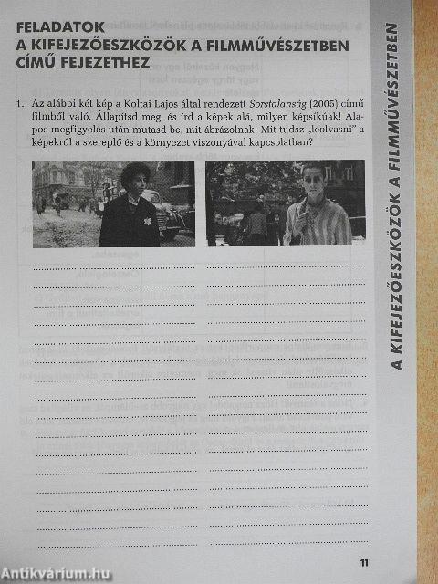 Mozgókép- és médiaismeret munkafüzet - A változat