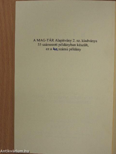 A magyar gazda ma nem viheti mezeit a' lehető legmagasb virágzásra