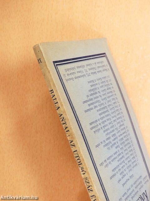 Az utolsó száz év története