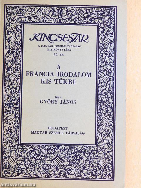 A francia irodalom kis tükre