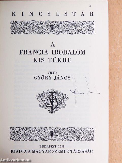 A francia irodalom kis tükre