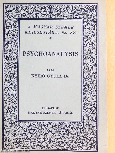 Psychoanalysis