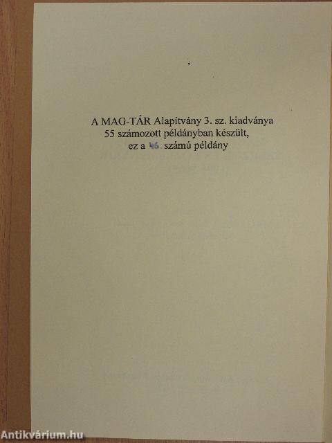 Mag-Aranytoll díjas szerzők és közleményeik 