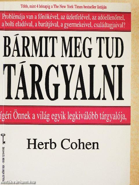 Bármit meg tud tárgyalni