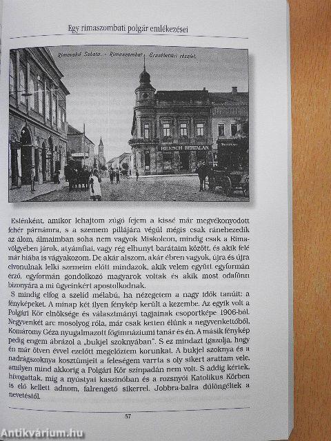 Egy rimaszombati polgár emlékezései