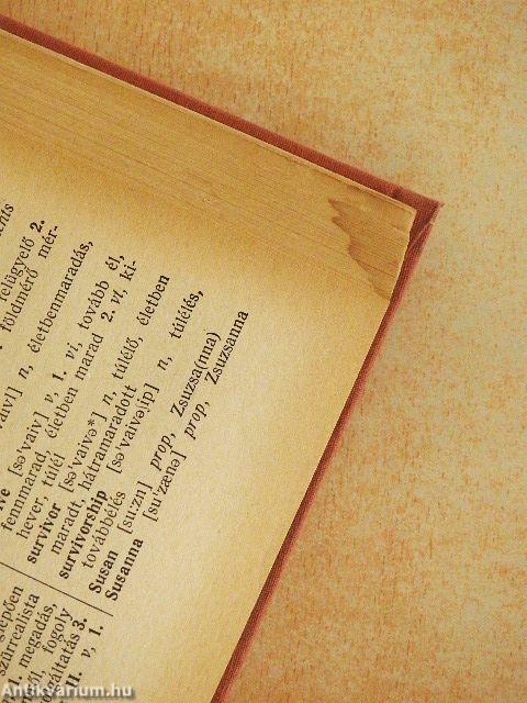 Angol-magyar kéziszótár