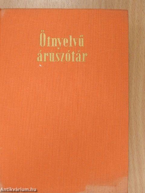 Ötnyelvű áruszótár