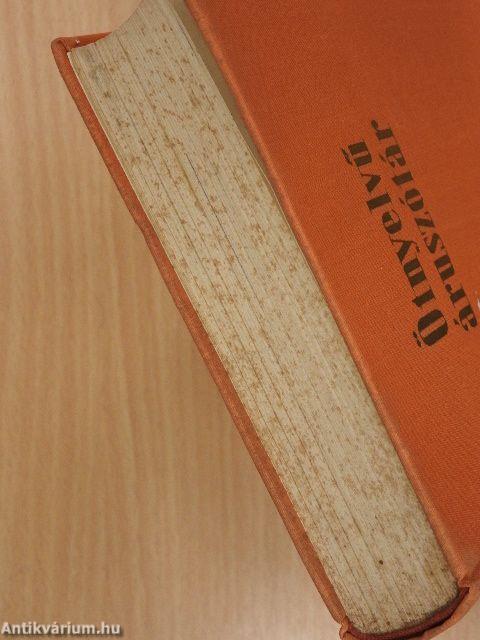 Ötnyelvű áruszótár