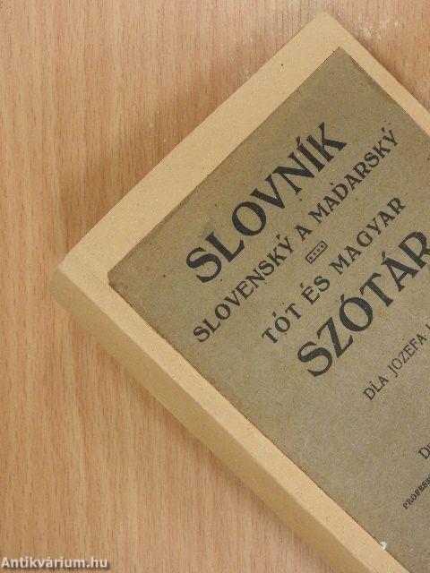 Tót és magyar szótár I.