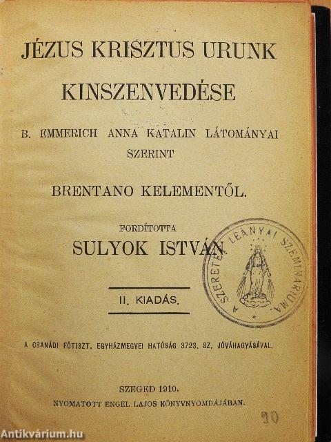 Jézus Krisztus urunk kinszenvedése