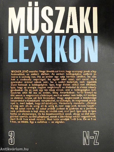 Műszaki lexikon 3.