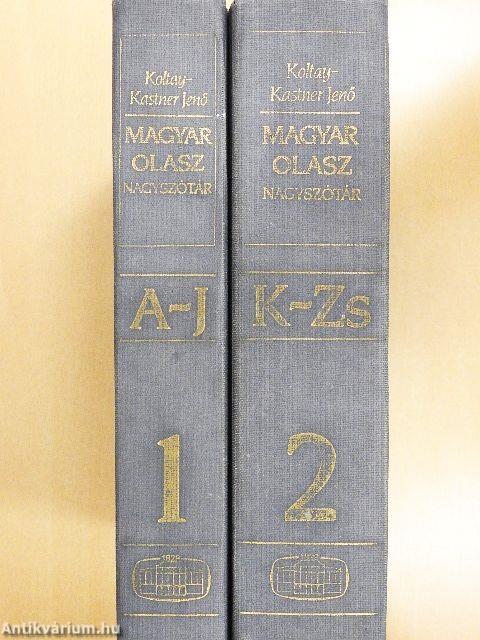 Magyar-olasz nagyszótár 1-2.