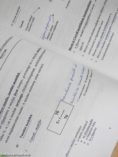 Segédlet az oktatáselmélet tantárgy tanulásához tanárjelölt főiskolai hallgatók számára