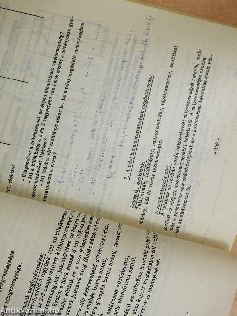 Növényélettani gyakorlatok