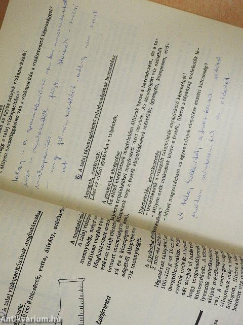 Növényélettani gyakorlatok