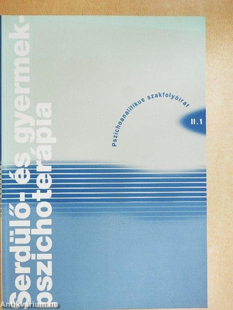 Serdülő- és gyermekpszichoterápia 2002/1.