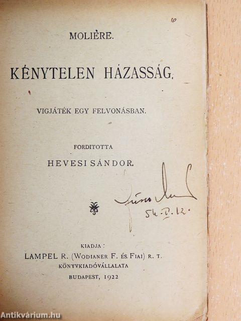 Kénytelen házasság