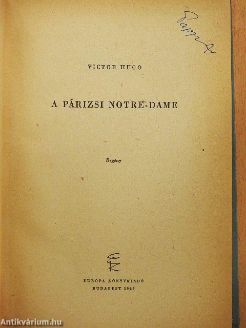 A párizsi Notre-Dame