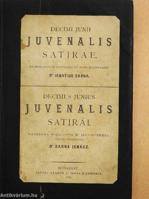 Decimus Junius Juvenalis satirái