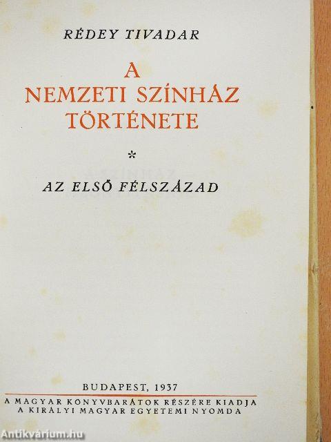 A Nemzeti Színház története 