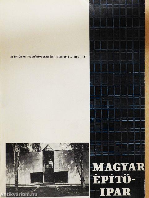 Magyar Építőipar 1983/1-2.