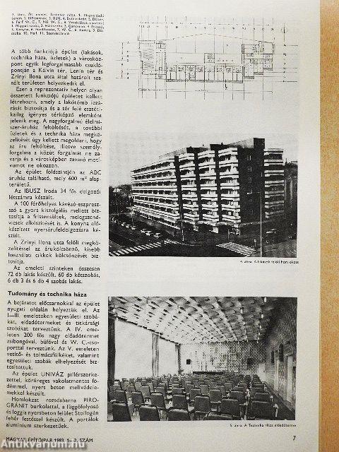 Magyar Építőipar 1983/1-2.