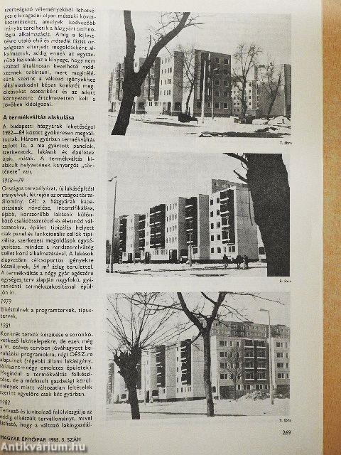 Magyar Építőipar 1985/5.
