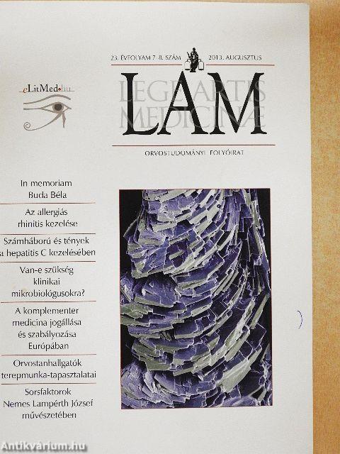 Lege Artis Medicinae 2013. augusztus