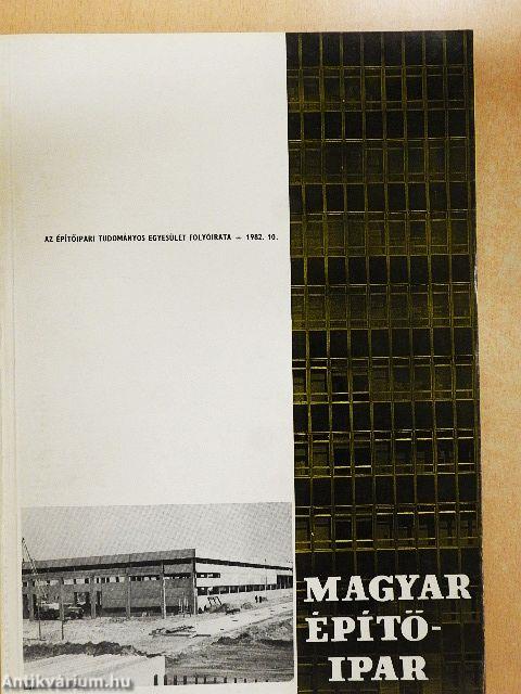 Magyar Építőipar 1982/10.