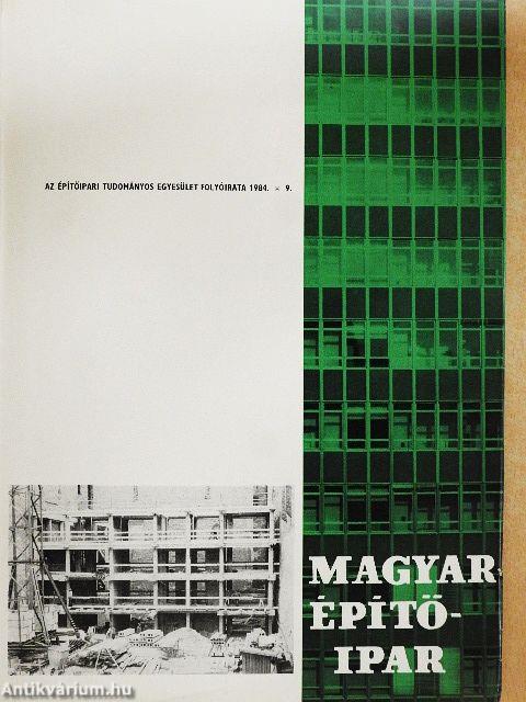 Magyar Építőipar 1984/9.
