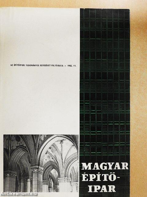 Magyar Építőipar 1982/11.