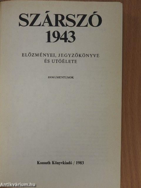 Szárszó 1943